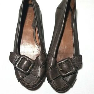 Cole Haan leather flat loafers  like new size 6.5